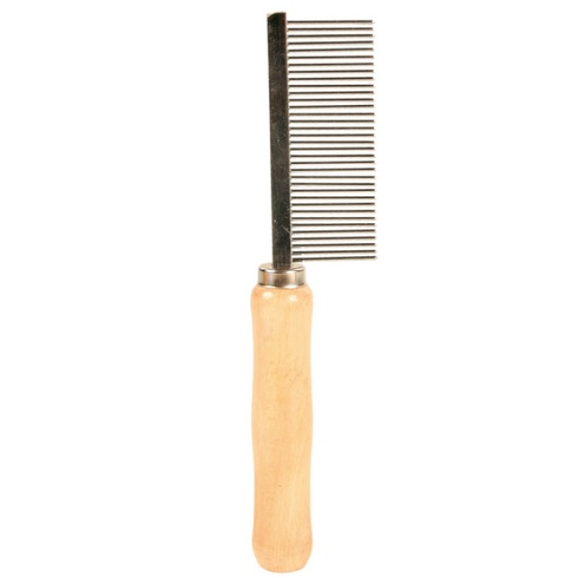 Trixie χτένα σκύλων ξύλινη λαβή, μεσαία 18cm Trixie χτένα σκύλων ξύλινη λαβή, μεσαία 18cm