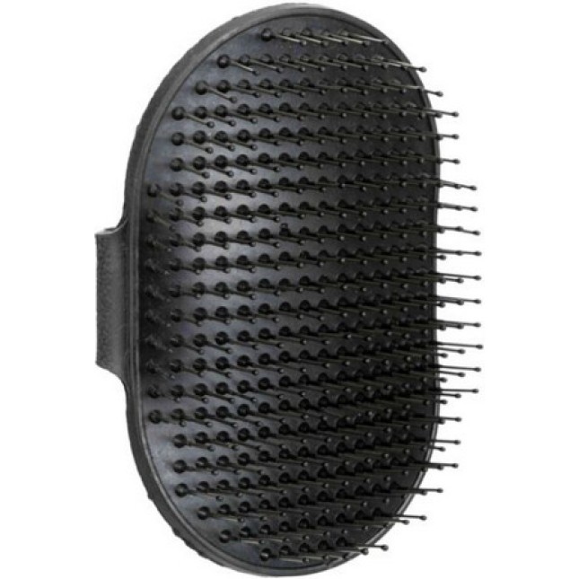 Trixie βούρτσα λαστιχένια με χειρολαβή 8χ13cm Trixie βούρτσα λαστιχένια με χειρολαβή 8χ13cm