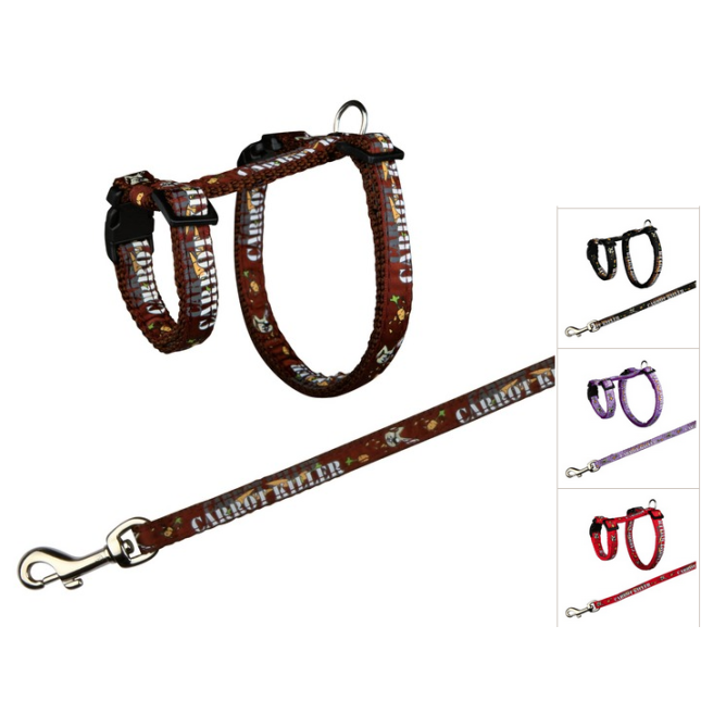 trixie σαμάρι & οδηγός κουνελιού nylon 25-44cm/10mm/1.20m trixie σαμάρι & οδηγός κουνελιού nylon 25-44cm/10mm/1.20m