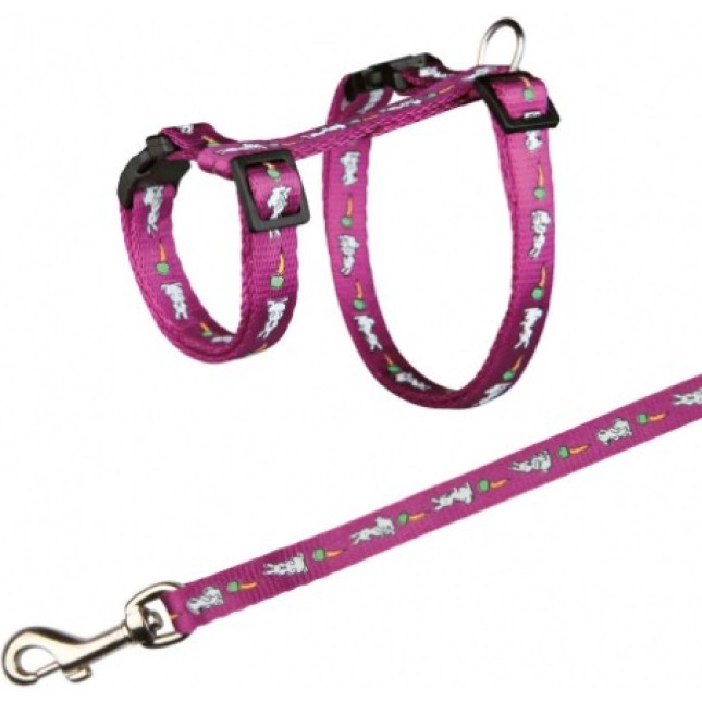 trixie σαμάρι/οδηγός κουνελιών 25-44cm/10mm/1.25m trixie σαμάρι/οδηγός κουνελιών 25-44cm/10mm/1.25m