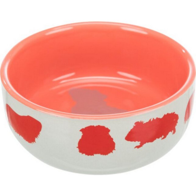 Trixie πιάτο κεραμικό για ινδ.χοιρ. 250ml/11cm Trixie πιάτο κεραμικό για ινδ.χοιρ. 250ml/11cm