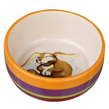 trixie πιάτο κεραμικό για κουνέλια 250ml/11cm πολύχρωμο trixie πιάτο κεραμικό για κουνέλια 250ml/11cm πολύχρωμο