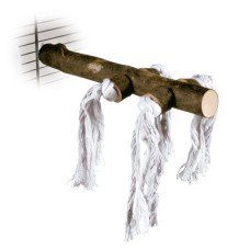 Trixie καλάμι ξύλινο με σχοινί μεγάλο 25cm/25mm Trixie καλάμι ξύλινο με σχοινί μεγάλο 25cm/25mm