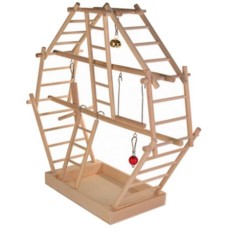 Trixie παιχνίδι ξύλινο πάρκο με σκάλες 44x44x16cm