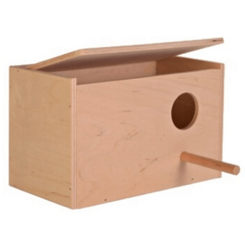 Τrixie φωλιά απο ξύλο με ράβδο προσγείωσης 21x13x12cm Τrixie φωλιά απο ξύλο με ράβδο προσγείωσης 21x13x12cm