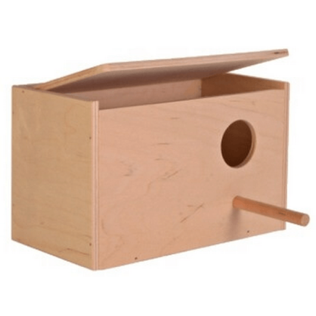 Τrixie φωλιά απο ξύλο με ράβδο προσγείωσης 21x13x12cm Τrixie φωλιά απο ξύλο με ράβδο προσγείωσης 21x13x12cm