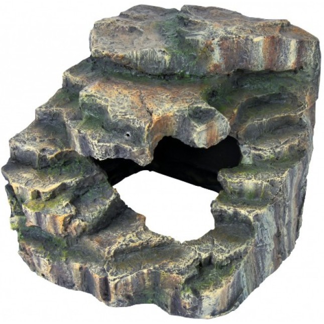 Trixie βράχος γωνιακός με σπηλιά & πλατφόρμα
