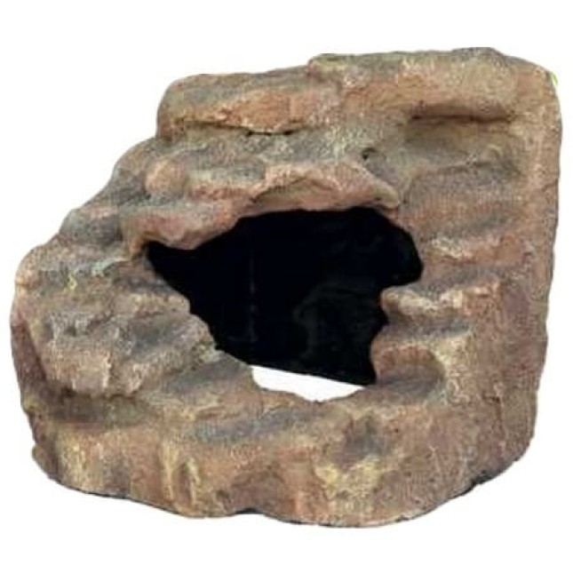 Trixie βράχος γωνιακός με σπηλιά και πλατφόρμα ιδανική για ενυδρείο
