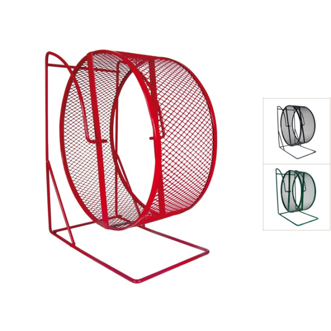 trixie τροχός για χάμστερ μεταλλικός 22cm.