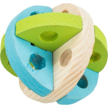 Trixie μπάλα σνάκ τρωκτικών ξύλινη 8cm. Trixie μπάλα σνάκ τρωκτικών ξύλινη 8cm.