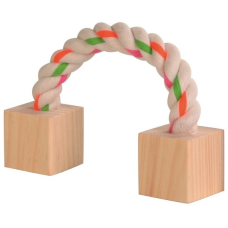 Trixie παιχνίδι σχοινί με ξύλο για μικρά ζώα 20cm. Trixie παιχνίδι σχοινί με ξύλο για μικρά ζώα 20cm.