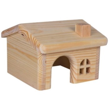 Τrixie σπίτι ξύλινο για χάμστερ/ποντίκια 15x11x15cm Τrixie σπίτι ξύλινο για χάμστερ/ποντίκια 15x11x15cm
