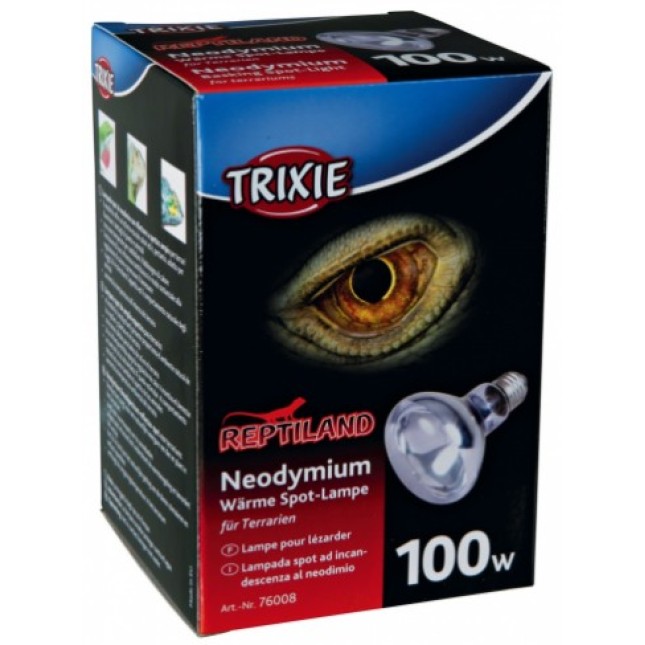 Trixie λάμπα θέρμανσης νεοδμύου για ερπετά 63x100mm 100w Trixie λάμπα θέρμανσης νεοδμύου για ερπετά 63x100mm 100w