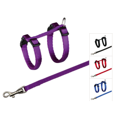 Trixie σετ σαμάρι/οδηγός για γατάκια 19-31cm /8mm 1.20μ Trixie σετ σαμάρι/οδηγός για γατάκια 19-31cm /8mm 1.20μ