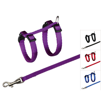 Trixie σετ σαμάρι/οδηγός για γατάκια 19-31cm /8mm 1.20μ Trixie σετ σαμάρι/οδηγός για γατάκια 19-31cm /8mm 1.20μ