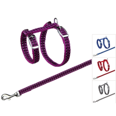 Trixie σετ σαμάρι & οδηγός.γάτων φωσφοριζέ 22-42cm/1.20μ Trixie σετ σαμάρι & οδηγός.γάτων φωσφοριζέ 22-42cm/1.20μ