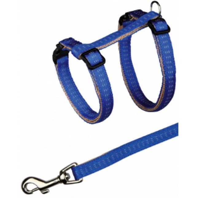 Trixie σαμάρι & οδηγός nylon 27-44cm/10mm/1.20μ Trixie σαμάρι & οδηγός nylon 27-44cm/10mm/1.20μ
