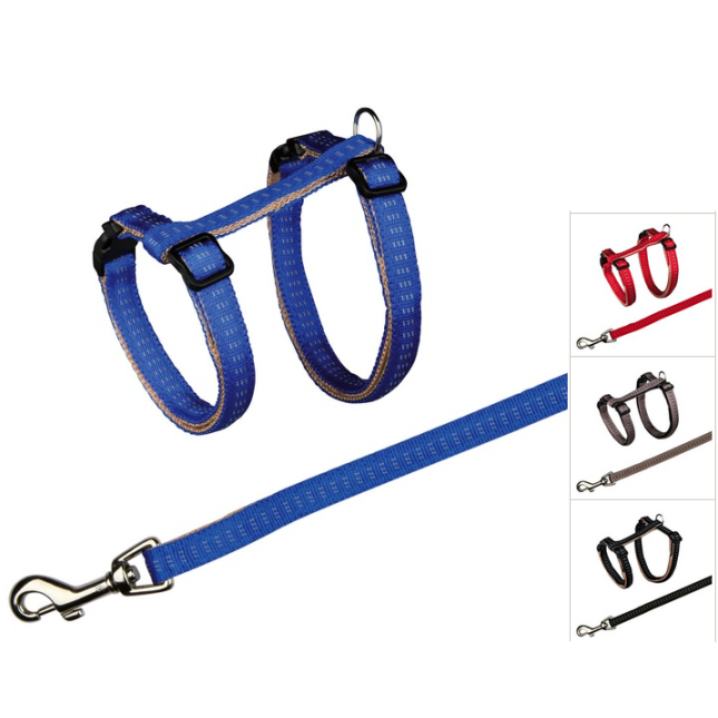 Trixie σαμάρι & οδηγός nylon 27-44cm/10mm/1.20μ Trixie σαμάρι & οδηγός nylon 27-44cm/10mm/1.20μ