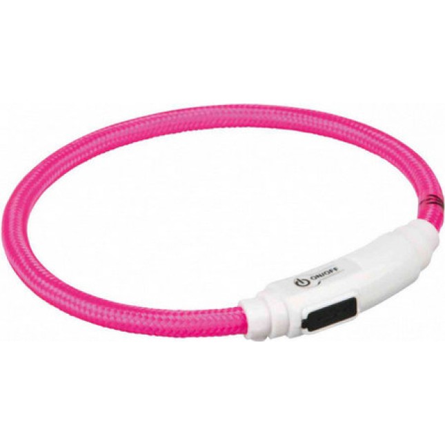 Trixie κρίκος φωτιζόμενος γάτας usb 35cm/7mm ρόζ Trixie κρίκος φωτιζόμενος γάτας usb 35cm/7mm ρόζ