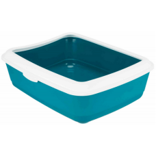 Trixie λεκάνη γάτας classic με καπάκι πετρόλ/άσπρο 37x15x47cm Trixie λεκάνη γάτας classic με καπάκι πετρόλ/άσπρο 37x15x47cm
