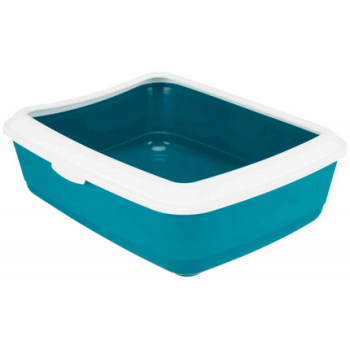 Trixie λεκάνη γάτας classic με καπάκι πετρόλ/άσπρο 37x15x47cm Trixie λεκάνη γάτας classic με καπάκι πετρόλ/άσπρο 37x15x47cm