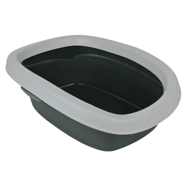 Trixie λεκάνη carlo 1 με καπάκι γκρι/γκρι σκούρο 31x14x43cm Trixie λεκάνη carlo 1 με καπάκι γκρι/γκρι σκούρο 31x14x43cm