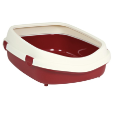 Trixie λεκάνη primo με καπάκι μπορντώ/μπεζ 56x25x71cm Trixie λεκάνη primo με καπάκι μπορντώ/μπεζ 56x25x71cm