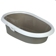 Trixie λεκάνη paulo με καπάκι #1 καφέ/κρ 31χ14χ43cm Trixie λεκάνη paulo με καπάκι #1 καφέ/κρ 31χ14χ43cm