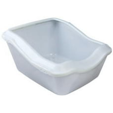 Trixie λεκάνη cleany με καπάκι άσπρο 45x21x54cm Trixie λεκάνη cleany με καπάκι άσπρο 45x21x54cm