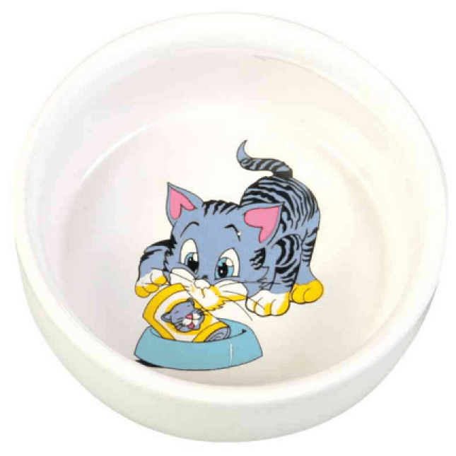 Trixie πιάτο κεραμικό γάτας με σχέδια
