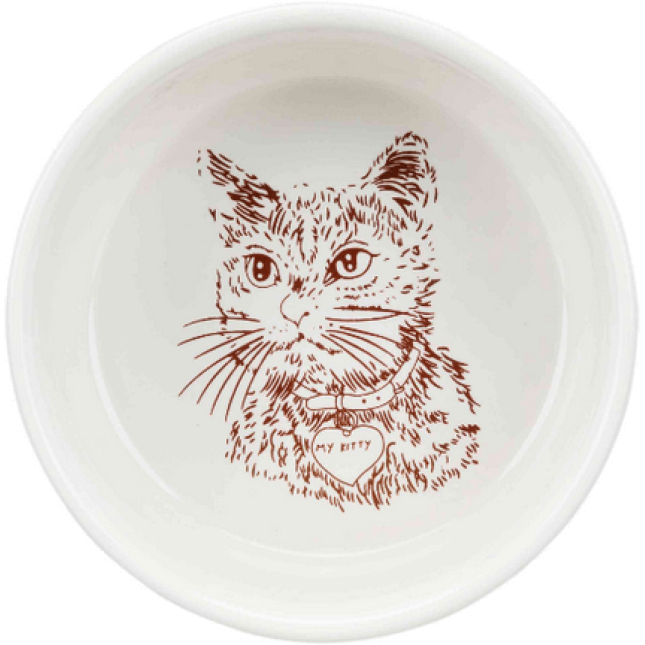 Trixie πιάτο κεραμικό γάτας με σχέδια
