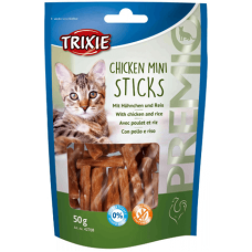 Trixie λιχουδιά premio mini sticks κοτοπ/ρύζι για γάτες 50g