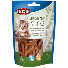 Trixie λιχουδιά premio mini sticks κοτοπ/ρύζι για γάτες 50g Trixie λιχουδιά premio mini sticks κοτοπ/ρύζι για γάτες 50g
