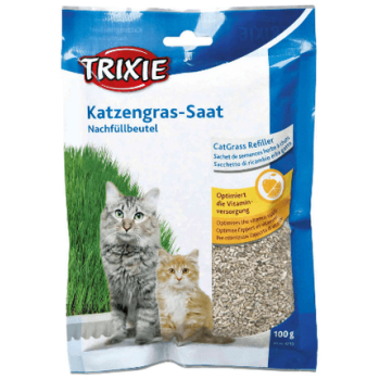Trixie χόρτο γατών οργανικό 100gr ανταλ/κο για πιάτο με γρασίδι για γάτες Trixie χόρτο γατών οργανικό 100gr ανταλ/κο για πιάτο με γρασίδι για γάτες