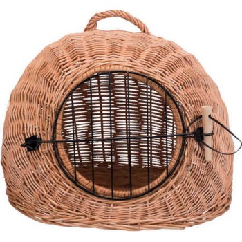 Trixie κλουβί μεταφοράς ψάθινο 45cm Trixie κλουβί μεταφοράς ψάθινο 45cm