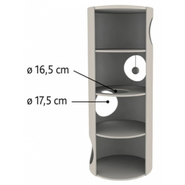 Trixie νυχοδρόμιο edoardo cat tower 100cm καφέ/κρεμ Trixie νυχοδρόμιο edoardo cat tower 100cm καφέ/κρεμ