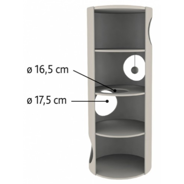 Trixie νυχοδρόμιο edoardo cat tower 100cm καφέ/κρεμ Trixie νυχοδρόμιο edoardo cat tower 100cm καφέ/κρεμ