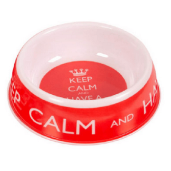 Pet Brands keep calm μπολάκι φαγητού 15 x 11 x 4.2cm Pet Brands keep calm μπολάκι φαγητού 15 x 11 x 4.2cm