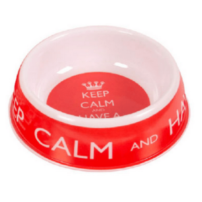 Pet Brands keep calm μπολάκι φαγητού 15 x 11 x 4.2cm Pet Brands keep calm μπολάκι φαγητού 15 x 11 x 4.2cm