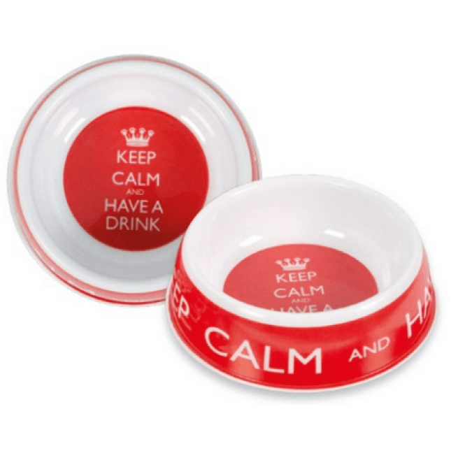 Pet Brands Keep calm μπολάκι νερού 15 x 11 x 4,2cm Pet Brands Keep calm μπολάκι νερού 15 x 11 x 4,2cm
