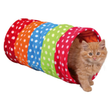 Trixie παιχνίδι τούνελ fleece 25Χ50cm χρωματιστό Trixie παιχνίδι τούνελ fleece 25Χ50cm χρωματιστό