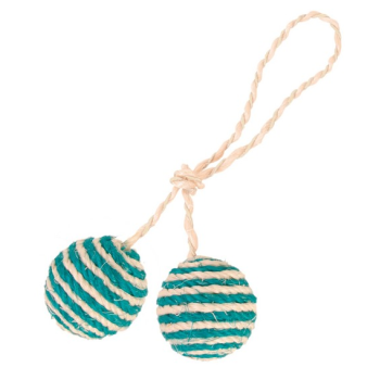 Trixie παιχνίδι μπάλες σχοινένιες με catnip 4.5cm. Trixie παιχνίδι μπάλες σχοινένιες με catnip 4.5cm.