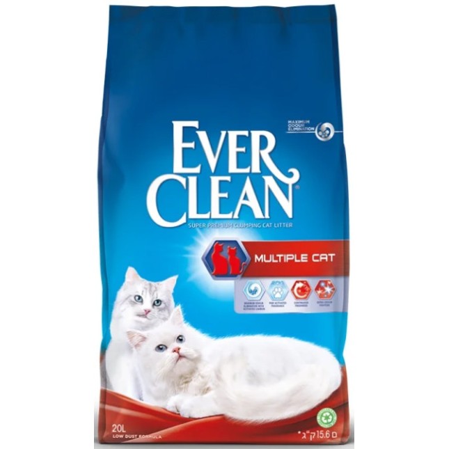 Everclean multiple cat αρωματική άμμος υγιεινής Everclean multiple cat αρωματική άμμος υγιεινής
