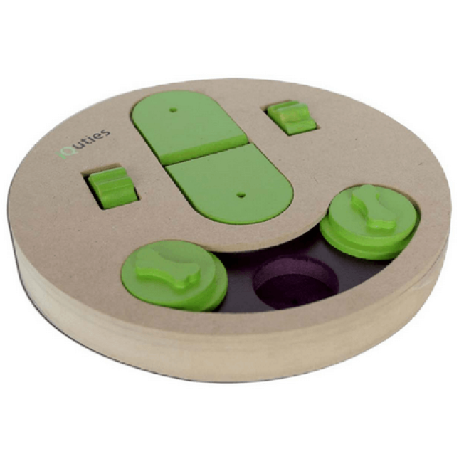 Pet Brands iquties slot and lever εκπαιδευτικό παιχνίδι για σκύλους, με τρύπες για απόκρυψη φαγητού Pet Brands iquties slot and lever εκπαιδευτικό παιχνίδι για σκύλους, με τρύπες για απόκρυψη φαγητού