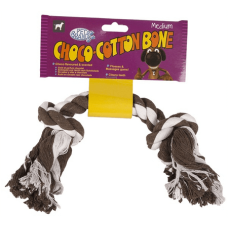 Pet Brands choco-cotton κόκκαλο από σχοινί 100% βαμβακερό