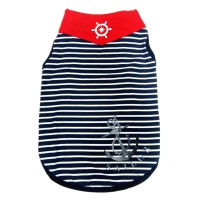 BLUE STRIPED SAILOR TANK TOP