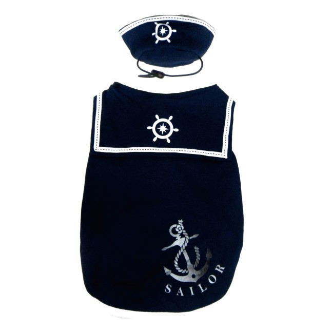 Sailor shirt μπλέ με καπέλο 31*18cm Sailor shirt μπλέ με καπέλο 31*18cm