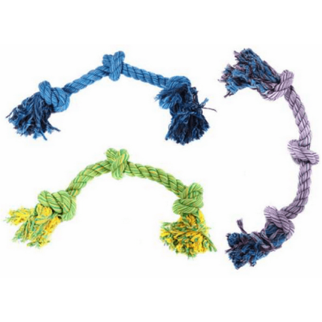 Happypet παιχνίδι flossin fun 3 knot σχοινί με κόμπους large Happypet παιχνίδι flossin fun 3 knot σχοινί με κόμπους large