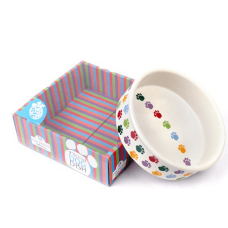 Pet Brands paw prints κεραμικό πιατάκι 8'' 20,5 x 10,5cm Pet Brands paw prints κεραμικό πιατάκι 8'' 20,5 x 10,5cm