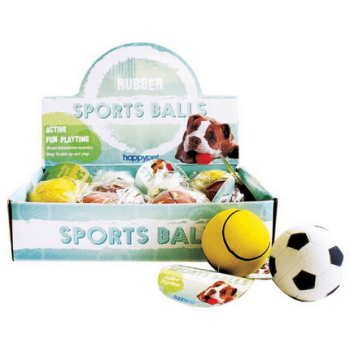 Happypet Tough Toys Sports balls-display box,μπάλες απο καουτσούκ ανθεκτικές στο παιχνίδι Happypet Tough Toys Sports balls-display box,μπάλες απο καουτσούκ ανθεκτικές στο παιχνίδι